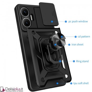 5in1 smūgiams atsparus dėklas su žiedu ir kameros apsauga (Xiaomi Poco F7 5G) 5in1 smūgiams atsparus dėklas su žiedu ir kameros apsauga (Xiaomi Poco F7 5G)